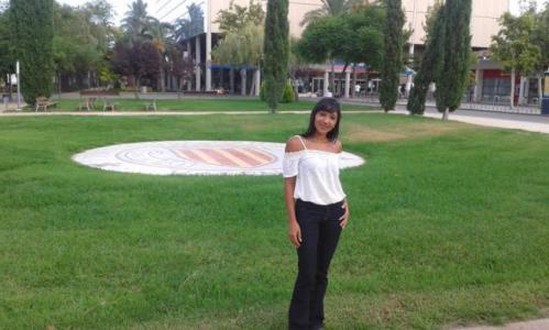 Student holds sandwich doctorate at Universitat Politècnica de València, Spain